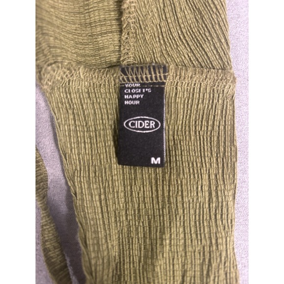 CIDER Womens Sz M Twisted Halter Top Cropped Boho Ethical Simple Y2K Streetwear - Picture 2 of 12